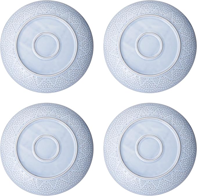 Pfaltzgraff Gabriela Gray 16-Piece Stoneware Dinnerware Set, Service for 4 - ,Gabriela Grey