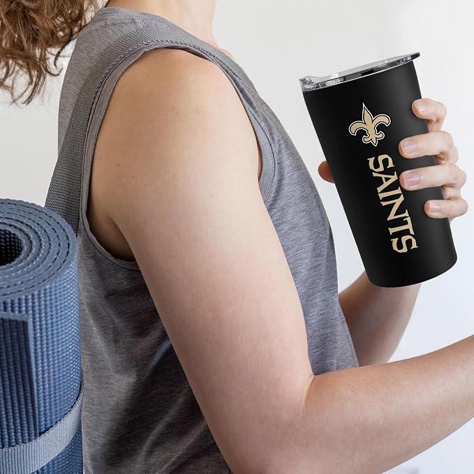 Rico Industries NFL Football Soft Touch, Easy Grip Tumbler