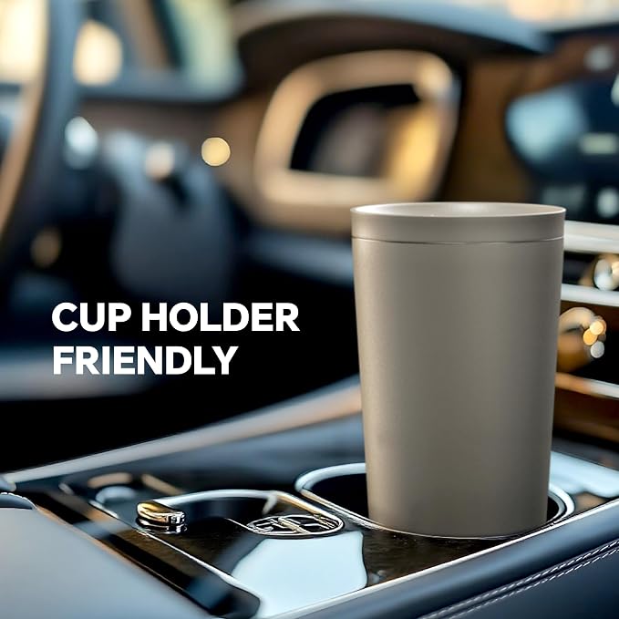 Ideus 17 oz Travel Coffee Mug, Double Wall Vacuum Stainless Steel Insulated Coffee Tumbler With Lid, Splash-Proof & Cup Holder Friendly, Keeps Drinks Hot/Cold, Dishwasher Safe, Celadon
