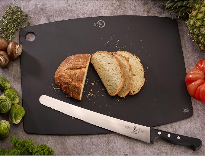Mercer Culinary Composite Cutting Board-17 1/4" X 11 3/4"-NSF, Black