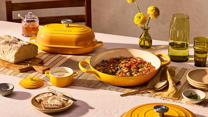 Le Creuset Stoneware Mini Round Cocotte, 8oz., Nectar