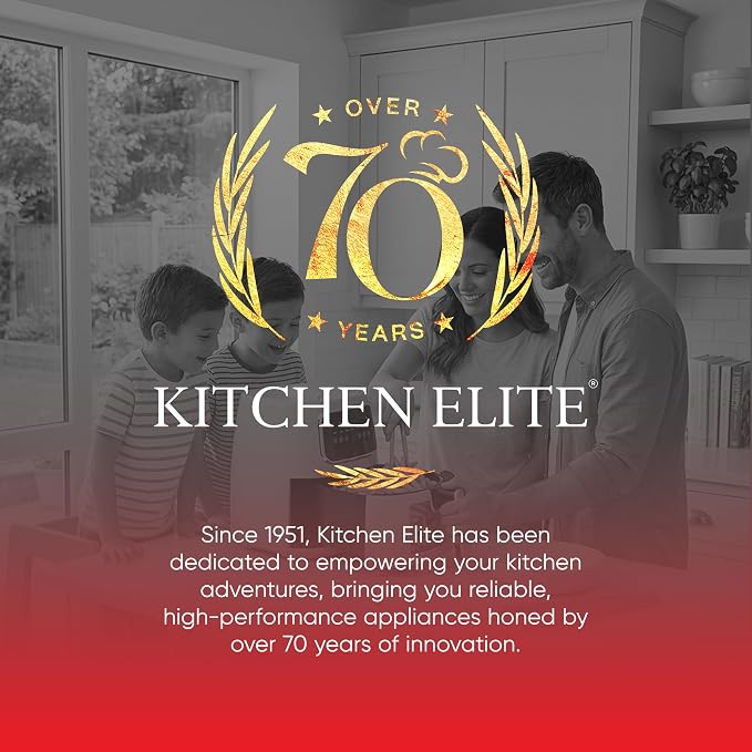 Kitchen Elite 5.5 Qt Compact Digital Air Fryer, 7-in-1 Small Airfryer with LED Screen, Nonstick Dishwasher Safe Basket, Space-Efficient Design, Blue