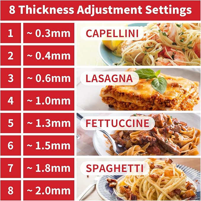 All Metal 3 In 1 Set Pasta Maker Attachment for KitchenAid, Included Pasta Sheet Roller, Spaghetti Cutter, Fettuccine Cutter Maker Accessories And Cleaning Brush