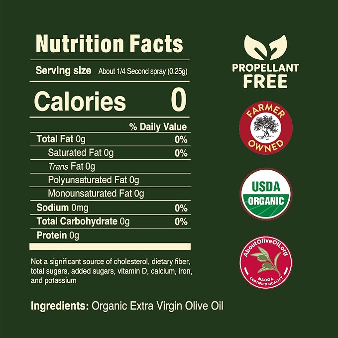 Pompeian Keto Blend Cooking Spray, Extra Virgin Olive Oil & Avocado Oil | (6 Pack) 5 fl oz - No Propellants - Mild, Buttery Flavor for Sautéing, Stir-Frying, and Roasting