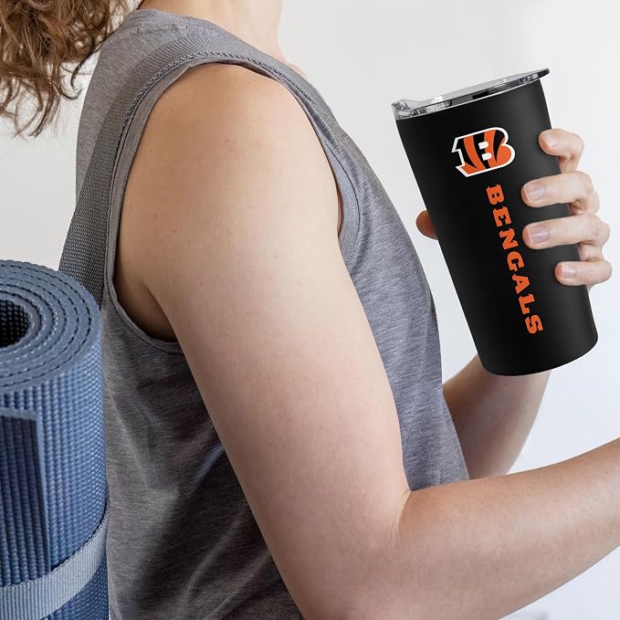Rico Industries NFL Football Soft Touch, Easy Grip Tumbler