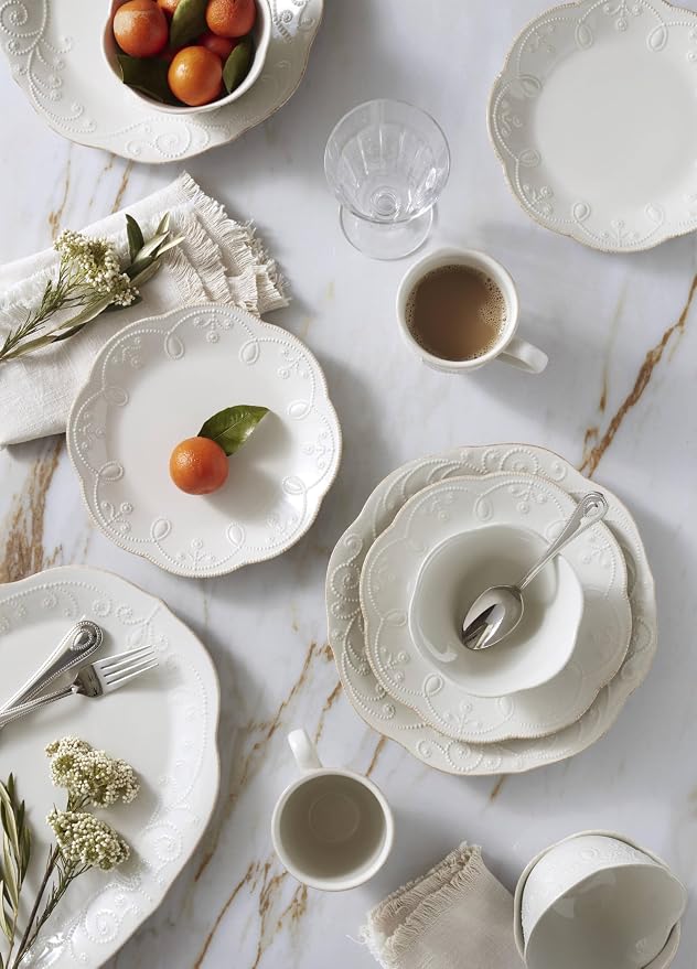 Lenox French Perle 4-Piece Place Setting, 12 ounces