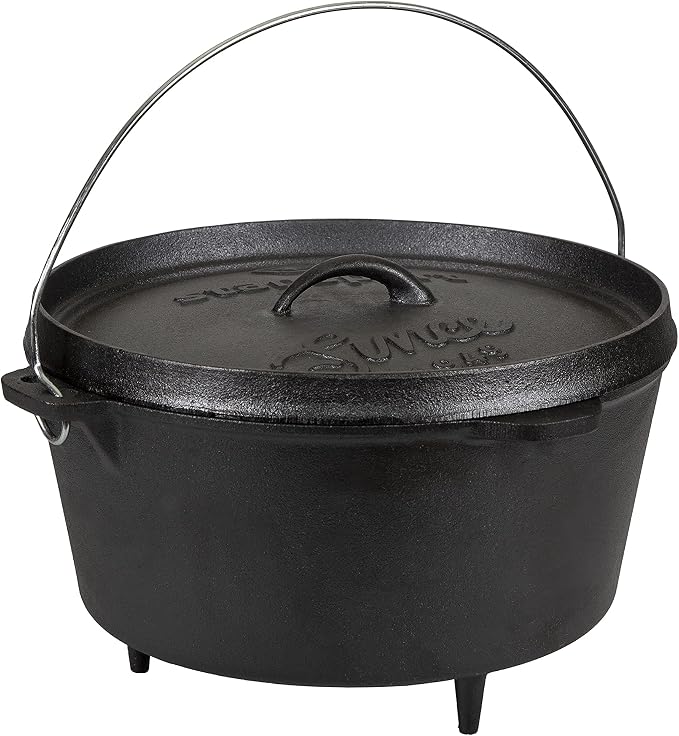 Stansport Pre-Seasoned Cast Iron Dutch Oven