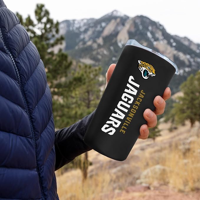 Rico Industries NFL Football Soft Touch, Easy Grip Tumbler