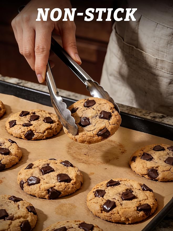SMARTAKE 400 Pcs Parchment Paper Baking Sheets, Pre-Cut, 9x13 Inches | Unbleached Non-Stick Greaseproof Baking Paper, Oven Safe up to 450°F, for Frying Grilling Steaming Bread Cakes Cookies Meats