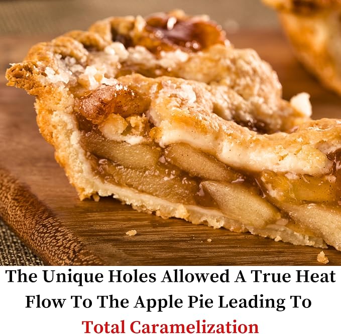 Why Holes For Crispy Crusts King Crispy's Deep Pie, Tart & Quiche Pan 9"x2"