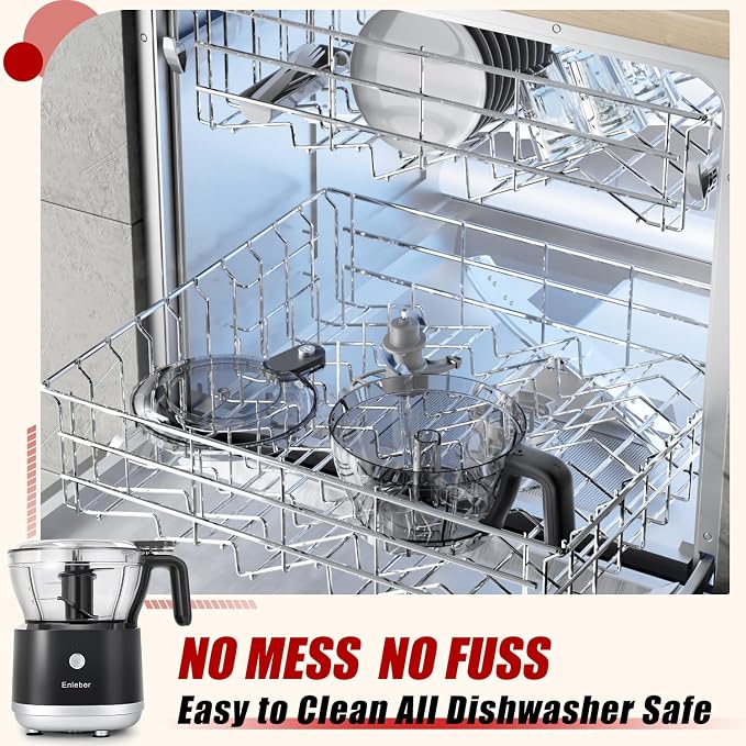 Food Processor Electric Food Chopper with 4.5-Cup(1000ml) Vegetable Chopper & Meat Grinder,BPA Free, Stainless Steel Blade for Chopp, Slice, Mince, Grind, and Puree, for Baby Food & Family Use | Vegetable Chopper & Meat Grinder BPA Free, Stainless Stee...