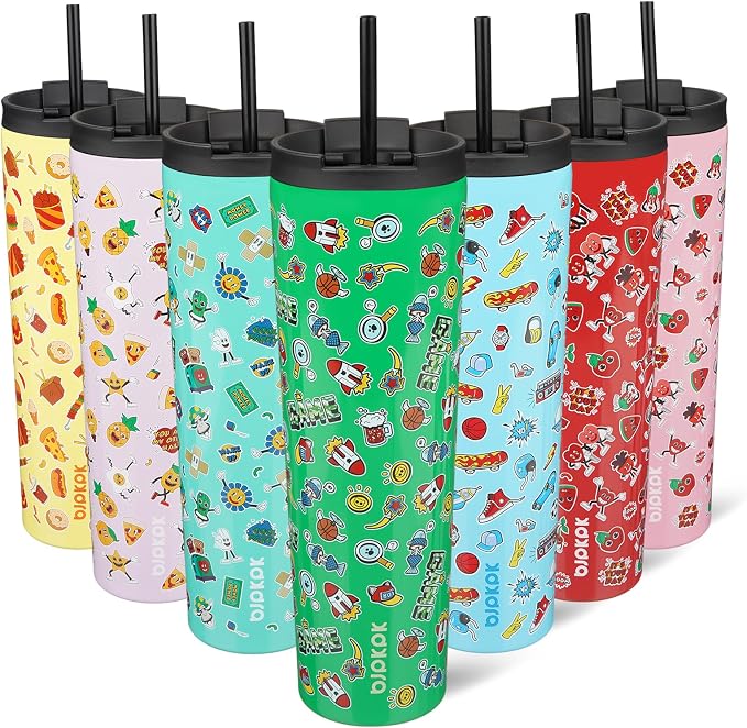 BJPKPK 34oz Coffee Tumbler with Straw, Insulated Stainless Steel Cup | Double Wall Vacuum, Leak Proof Lid, Keeps Hot/Cold/Iced, BPA Free, Travel & Outdoor, Game
