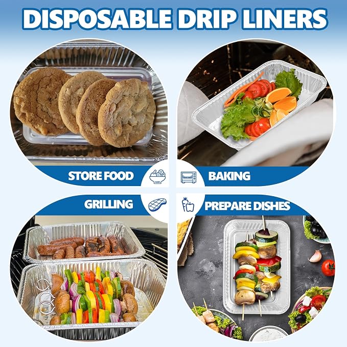 93305 Grease Catch Pan for Weber Spirit 200/300/Genesis II 300 SER Grills | Grill Grease Tray with Disposable Drip Liners for Weber Spirit e-210 e-220 e-310 e-320 e-330 Genesis II e-310/315/325/330/335