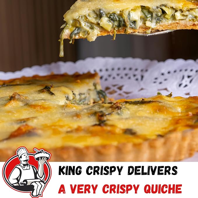 Why Holes For Crispy Crusts King Crispy's Tart & Quiche Pan 9"x1"