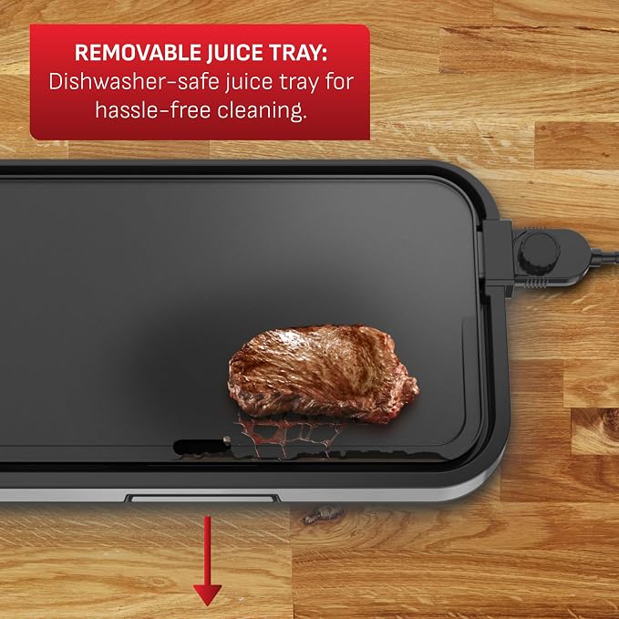 T-fal XL Electric Griddle with Adjustable Temperature and Non-Stick | 1500W power, 5 temperature settings, Even heat distribution, Minimal oil needed, Versatile for breakfast and dinner