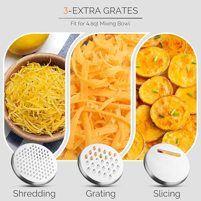 HaWare Mixing Bowls, 24-Piece Stainless Steel Salad Serving Bowl with Airtight Clear Lids, Metal Nesting Bowl For Kitchen Cooking Prepping Storing with 3 Graters, 4.6/2.6/1.5/1/0.7 QT, Colorful