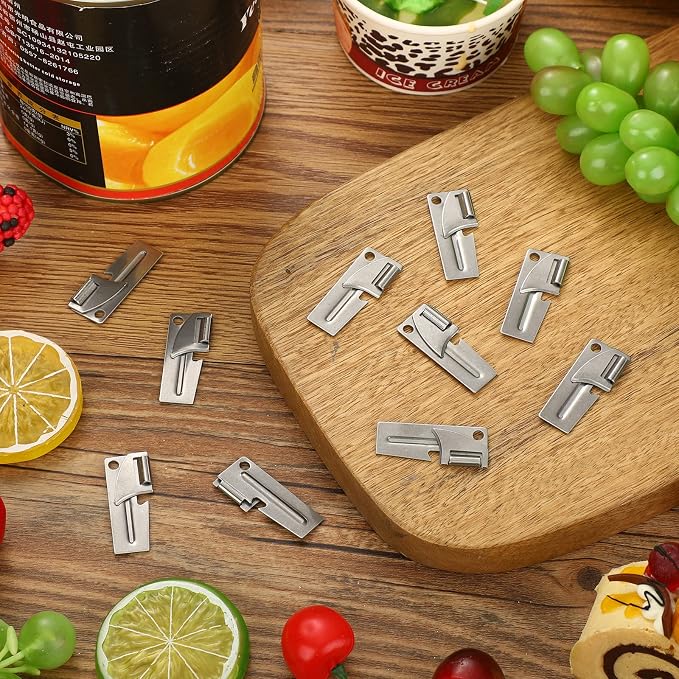 40 Pack P-38 Can Opener Manual Stainless Steel Camping Can Opener Portable Kits Cans Tool for Travel Camping