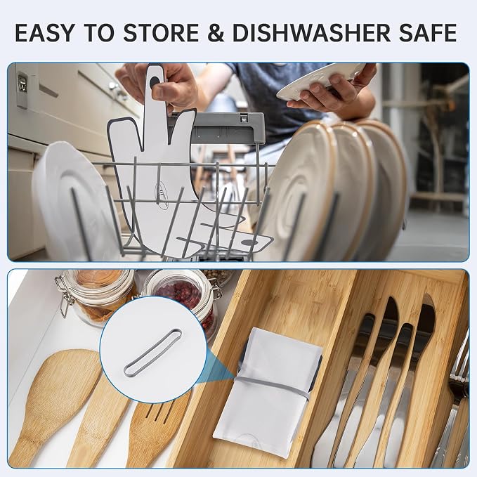 NiHome Silicone Bread Sling 4 Pack, Nonstick Reusable Loaf Pan Liner, White | Eco-Friendly Fits 9x5, 9.5x5, 10x5 Inch Bakeware, Dishwasher Safe, Clever Folded Corners Prevent Batter Leakage