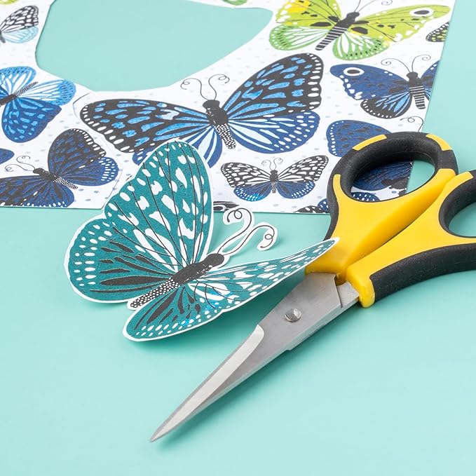 American Crafts Cutter Bee Herb Scissors 4/Pkg-Yellow/Black