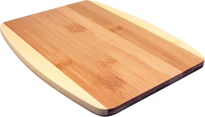Bamboo Cutting Board – 8 x 10 Inch Medium Cutting Board for Everyday Prep | Durable, Sustainable Bamboo | Ideal for Fruits, Veggies & Cheese | Easy to Clean