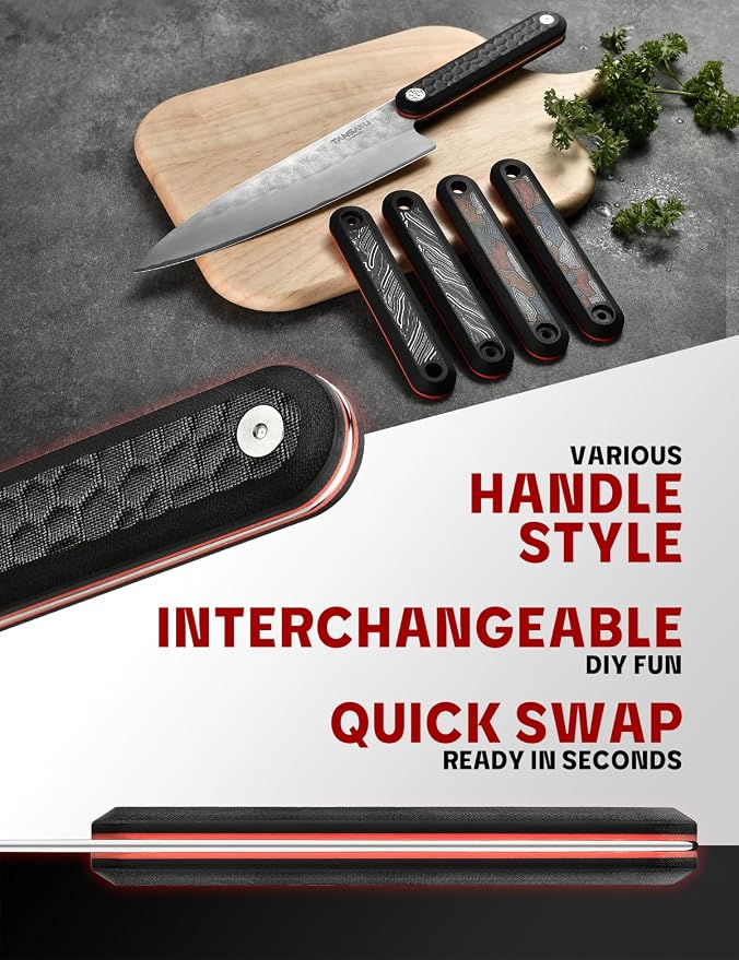 Chef Knife in Japanese High Carbon Stainless Steel, 8 Inch Ultra Sharp Hand Forged Japanese Chef's Knife, Professional Kitchen Cooking Knife with Non-slip G10 Handle, Meat Cutting Knife & Gifts Box