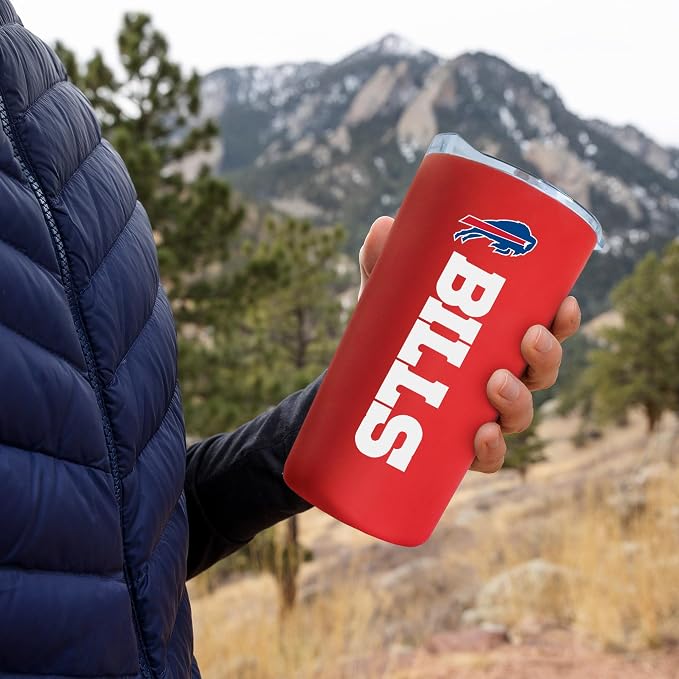 Rico Industries NFL Football Soft Touch, Easy Grip Tumbler