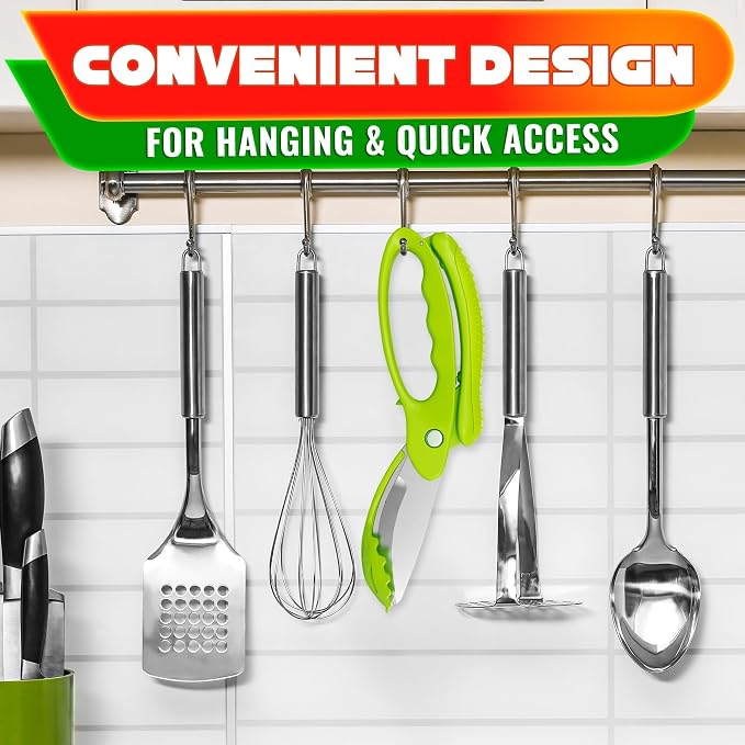 Salad Scissors for Chopped Salad, 8.9 In Stainless Steel