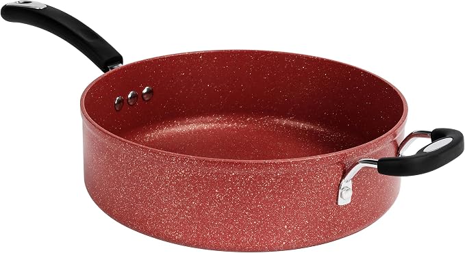 The All-In-One Stone Saucepan and Cooking Pot By Ozeri | Utilizes A Stone-derived Coating From Germany That Is 100% Free of APEO, GenX, PFBS, PFOS, PFOA, NMP and NEP