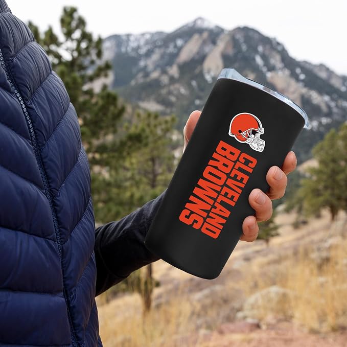 Rico Industries NFL Football Soft Touch, Easy Grip Tumbler