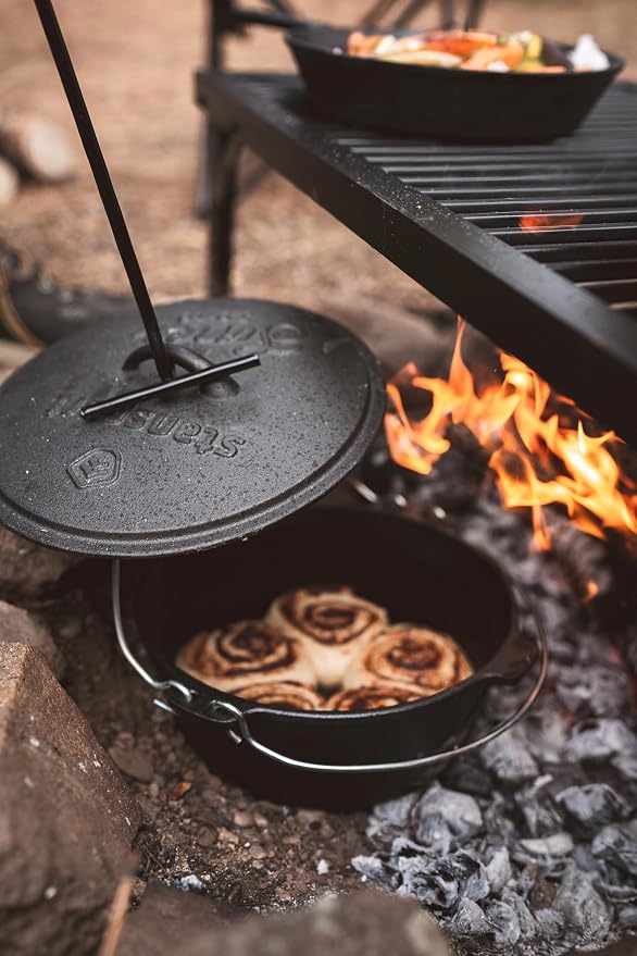 Stansport Pre-Seasoned Cast Iron Dutch Oven