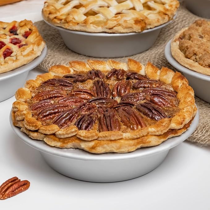 Fat Daddio's PIE-12 Anodized Aluminum Pie Pan, 12 x 1.5 Inch