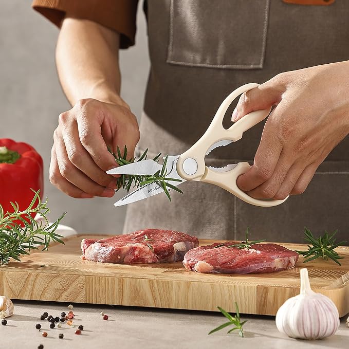 7-Piece Kitchen Knife Set ，Knife Block Sets and High-Carbon Stainless Steel Kitchen Knives for Cooking ，Dishwasher Safe,Ergonomic Handle