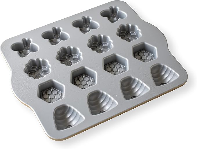 Nordic Ware Busy Bee Bitelet, 1.75 Cup Capacity, Toffee