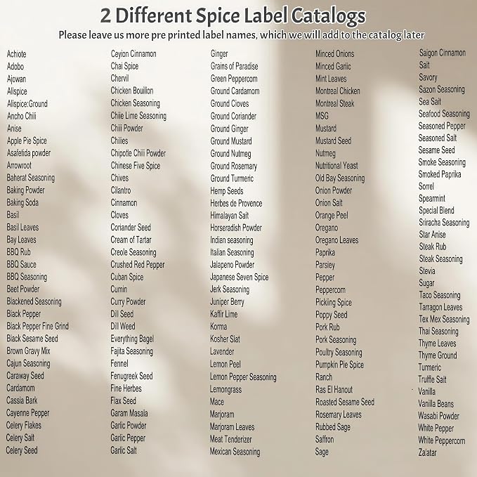 6 Pack Spice Jars with Labels - 4oz Square Glass Seasoning Containers with Shaker Lids & Airtight Metal and Plastic Caps - Complete Spice Organizer Set for Cabinet, Drawer & Rack (6)