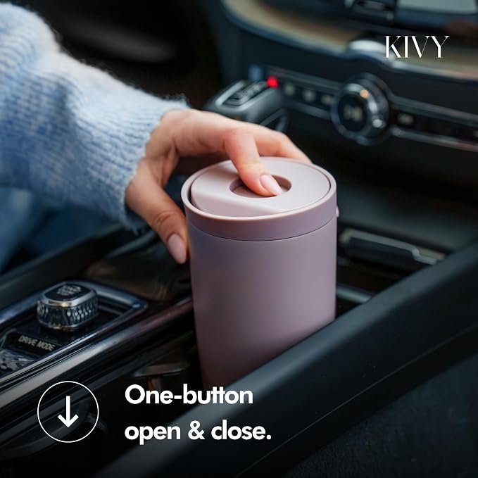 KIVY Travel Coffee Mug Tumbler [24h Cold | 6h Hot] Insulated Coffee Tumbler Stainless Steel - Leak Proof Coffee Travel Mug - 16oz Insulated cup to go for hot & cold drinks - Cups for Women & Men