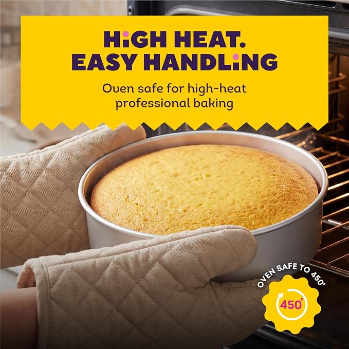 Wilton Aluminum Round Cake Pan, 8 x 3-Inch
