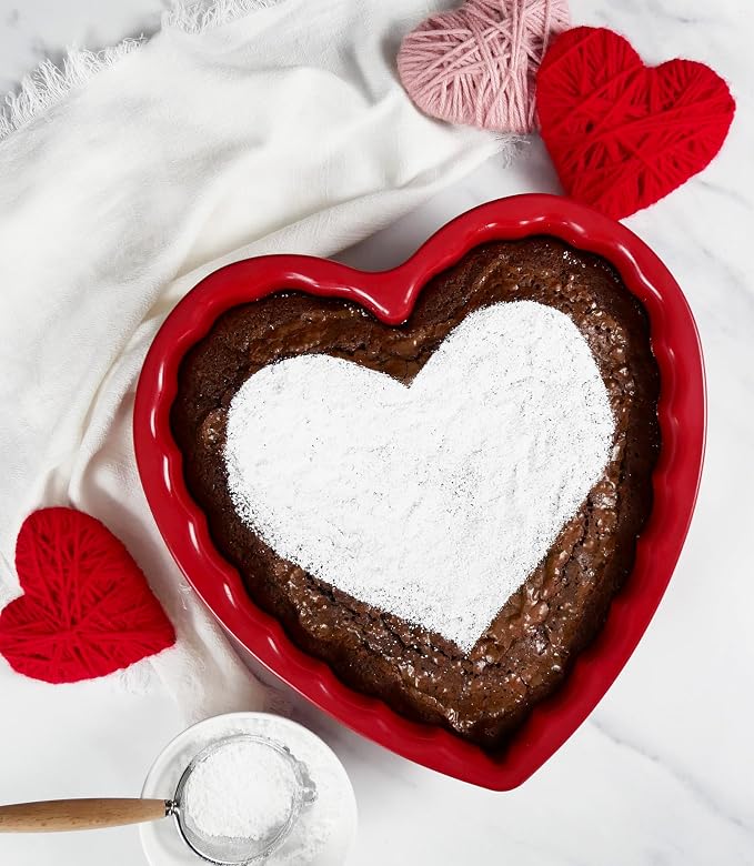 USA Pan Global Bakeware Red Heart Cake Pan