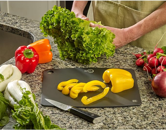 Mercer Culinary Composite Cutting Board-11 3/4" X 9 1/4"-NSF, Black