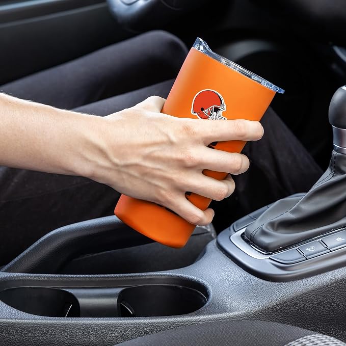 Rico Industries NFL Football Soft Touch, Easy Grip Tumbler