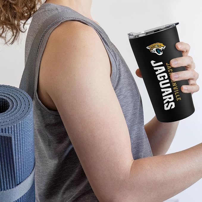Rico Industries NFL Football Soft Touch, Easy Grip Tumbler