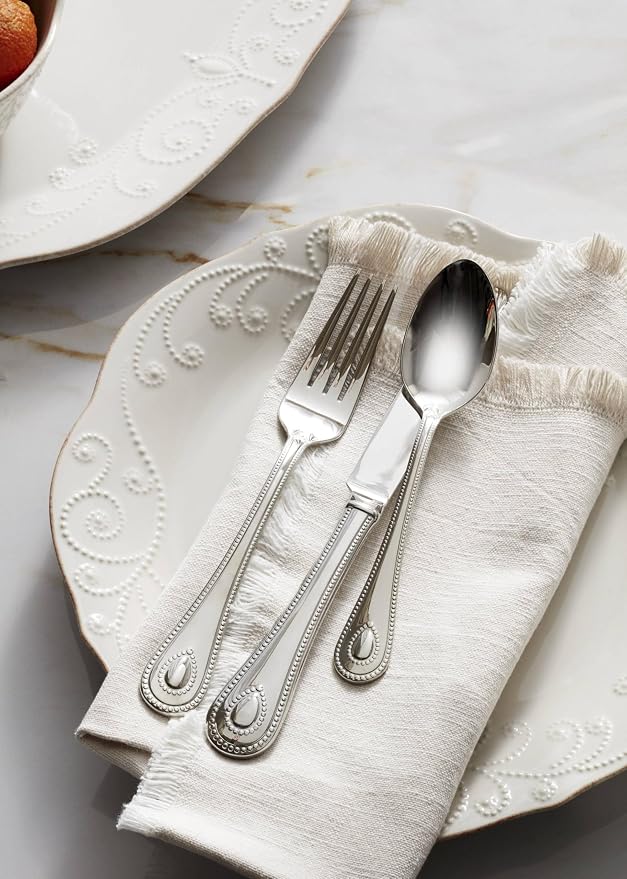 Lenox French Perle 4-Piece Place Setting, 12 ounces