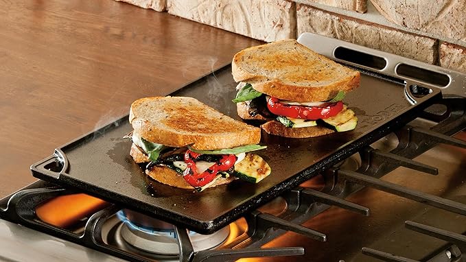 Lodge Wanderlust Cabin Cast Iron Combo Cooker - Seasoned 2-Piece Dutch Oven & Skillet Set - Convertible Lid for Versatile Indoor & Outdoor Cooking - 3.2 Quart