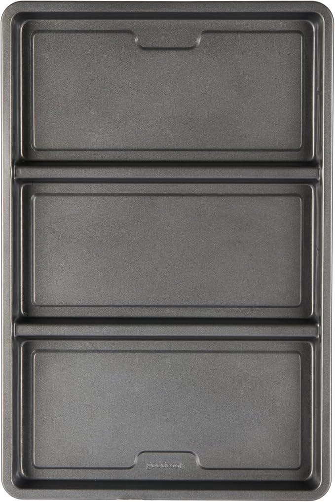 GoodCook Premium Nonstick Divided Baking Sheet, 11 x 17-Inch