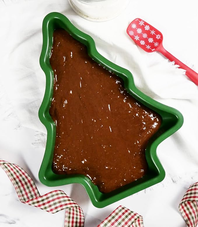 USA Pan Global Green Christmas Tree Cake Pan