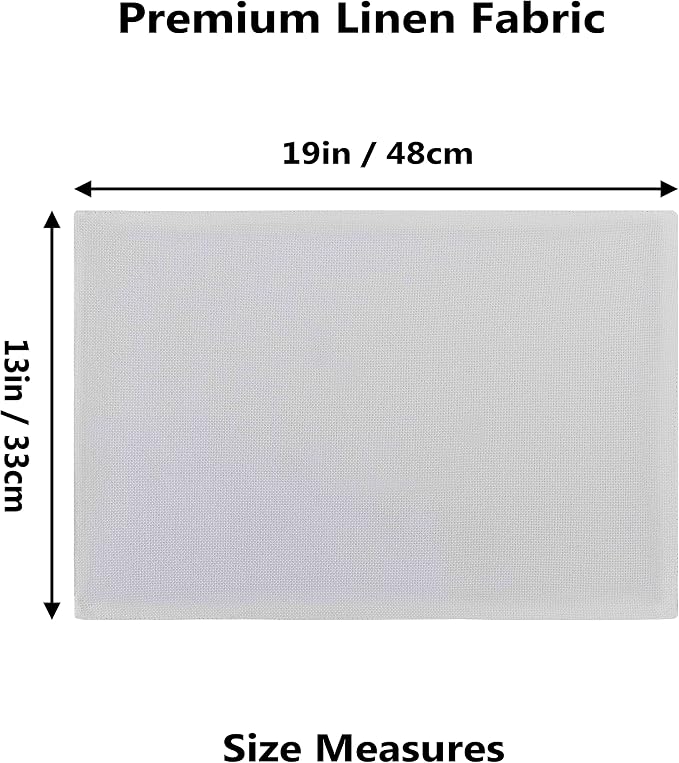 Home Brilliant White Placemats Set of 6 Heat Resistant Dining Table Place Mats for Kitchen Table for Wedding Party Holiday, Pure White