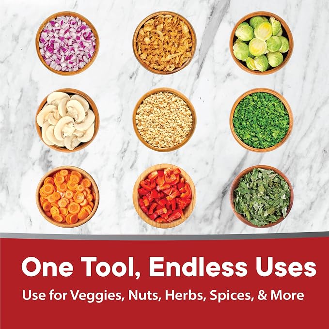 Original Slap Chop Slicer with Stainless Steel Blades & Cheese Graty | Manual Food Chopper & Twist Grater for Cheese, Vegetables, Salad Toppings, & More | Lightweight & Easy to Clean | Manual Food Chopper & Twist Grater for Cheese, Vegetables, Salad To...