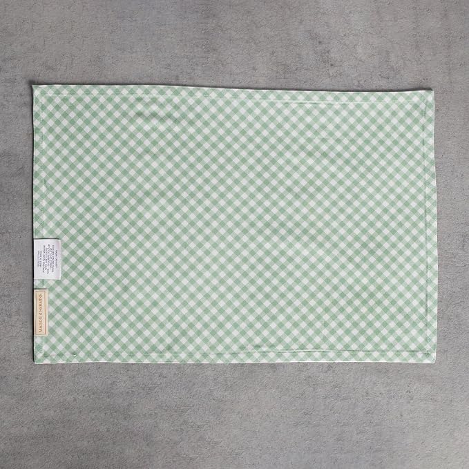 Maison d' Hermine Placemats Set of 2 Reusable 100% Cotton (13"x19") | Cloth Place Mats Washable Table Mats for Kitchen Dining Party Wedding Hotel Home Restaurant Spring Summer - Jardin Du Roy