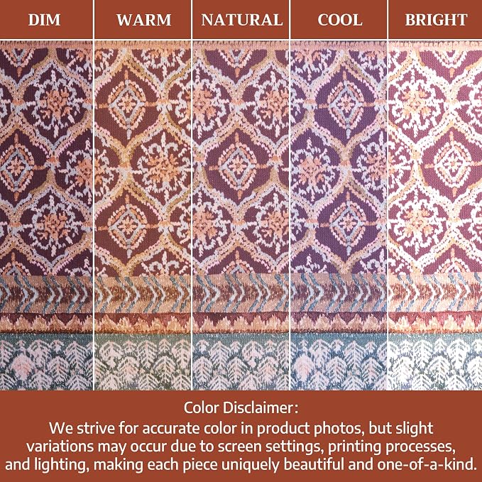 Maison d' Hermine Placemats Set of 4 Reusable 100% Cotton (13"x19") | Cloth Place Mats Washable Table Mats for Kitchen Dining Party Wedding Hotel Home Thanksgiving Christmas - Fair Isle