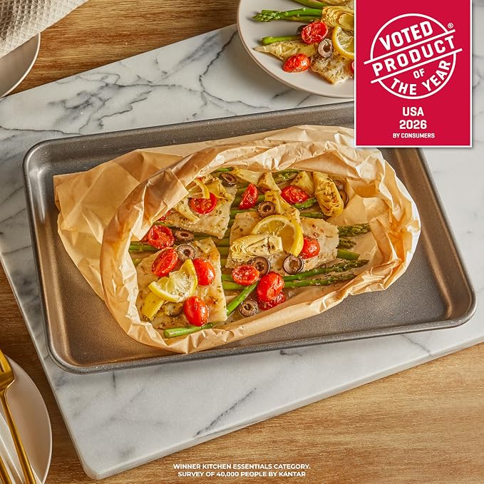 Reynolds Kitchens Parchment Cooking Bags, Family Size, 5ct | Fits Up to 4 Servings Per Bag, Nonstick, Microwave and Oven Safe To 425F, No-Mess Cleanup, Easily Make Quick Family Meals