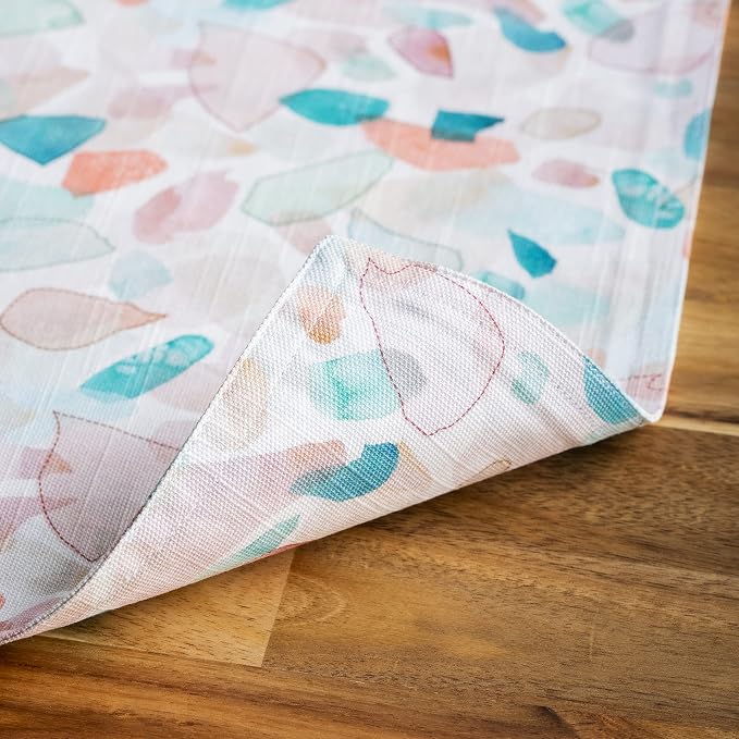 Maison d' Hermine Placemats Set of 4 Reusable 100% Cotton (13"x19") | Cloth Place Mats Washable Table Mats for Kitchen Dining Party Wedding Hotel Home Restaurant Spring Summer - Summer Picnic
